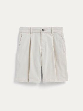 Everlane Women's Pleated Chino Short in Birch, Size 8